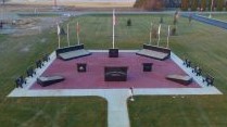Air photo of Veterans Memorial